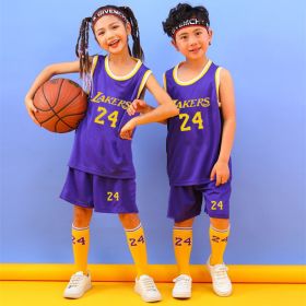 Summer Children&#39;s Basketball Uniform Suit Boys And Girls Jersey Chinese Team Student Uniform Sport Wear Suit