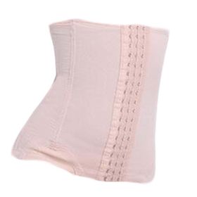 Womens Underbust Sport Waist Trainer Cincher Body Sculpting Wear Bridal Corset, Beige