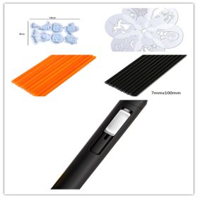 37V Mini Lithium Battery Hot Melt Adhesive Pen (Option: Set1)