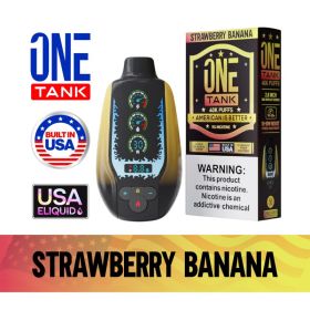 ONE TANK 40K PUFFS 50MG/ML(Strawberry-Banana) (Option: Default)