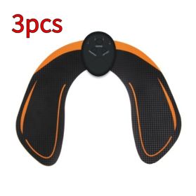 The Ultimate EMS Abs & Muscle Trainer (Color: Yellow 3pcs)