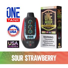 ONE TANK 40K PUFFS 50MG/ML(Sour-Strawberry ) (Option: Default)