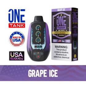ONE TANK 40K PUFFS 50MG/MLGrape-Ice ) (Option: Default)