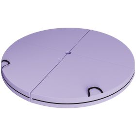 Foldable Crash Mat, Pole Padding with Carrying Handles and EPE Foam for Dance Training and Exercise, Purple (Option: Purple-770x770x380 mm)