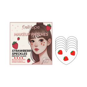 Strawberry Makeup Patches Party Eye Makeup Makeup Stickers Face Decor Stickers Face Decor Strawberry Stickers (Option: Default)