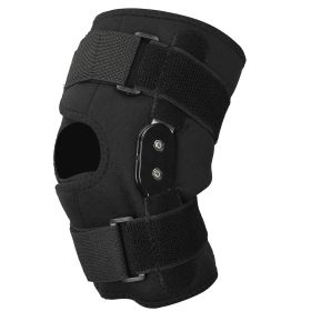 Sport Knee Brace Adjustable Open Patella Knee Support Compression Knee Wrap For Running Climbing Pain Relief Recovery Of Injured Knee (Option: KneeBraceSleeveM)