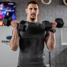 2 x 15lbs Hex Dumbbell Set of 2 (Option: Black-294x234x109 mm)