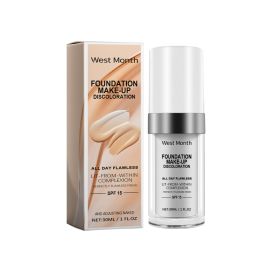 West Month Thermal Concealer Foundation Moisturizing Natural Concealer Lasting Moisturizing Foundation (Option: Default)
